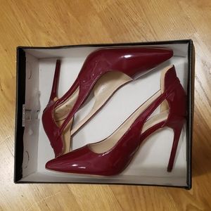Red Patent Leather Stiletto Pumps